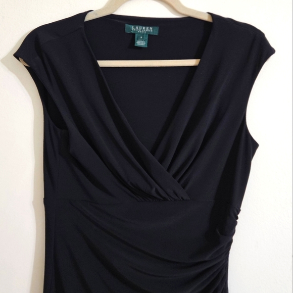 Lauren Ralph Lauren Ruched Sheath Dress - Picture 5 of 6